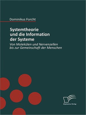 cover image of Systemtheorie und die Information der Systeme